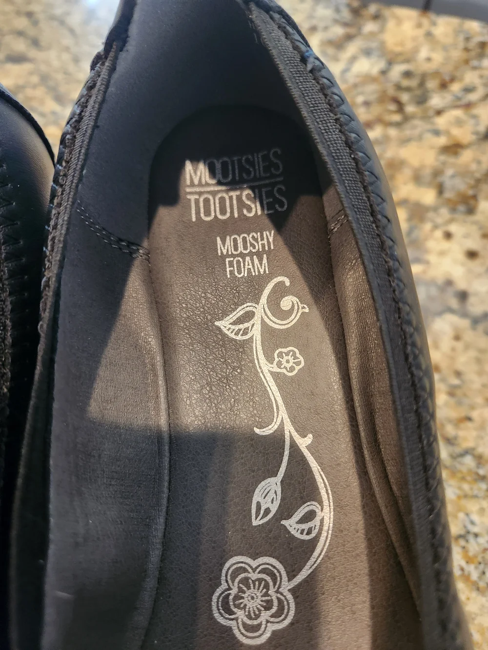 Mootsies Tootsies Joey Black Patent Cap-Toe Ballet Flats